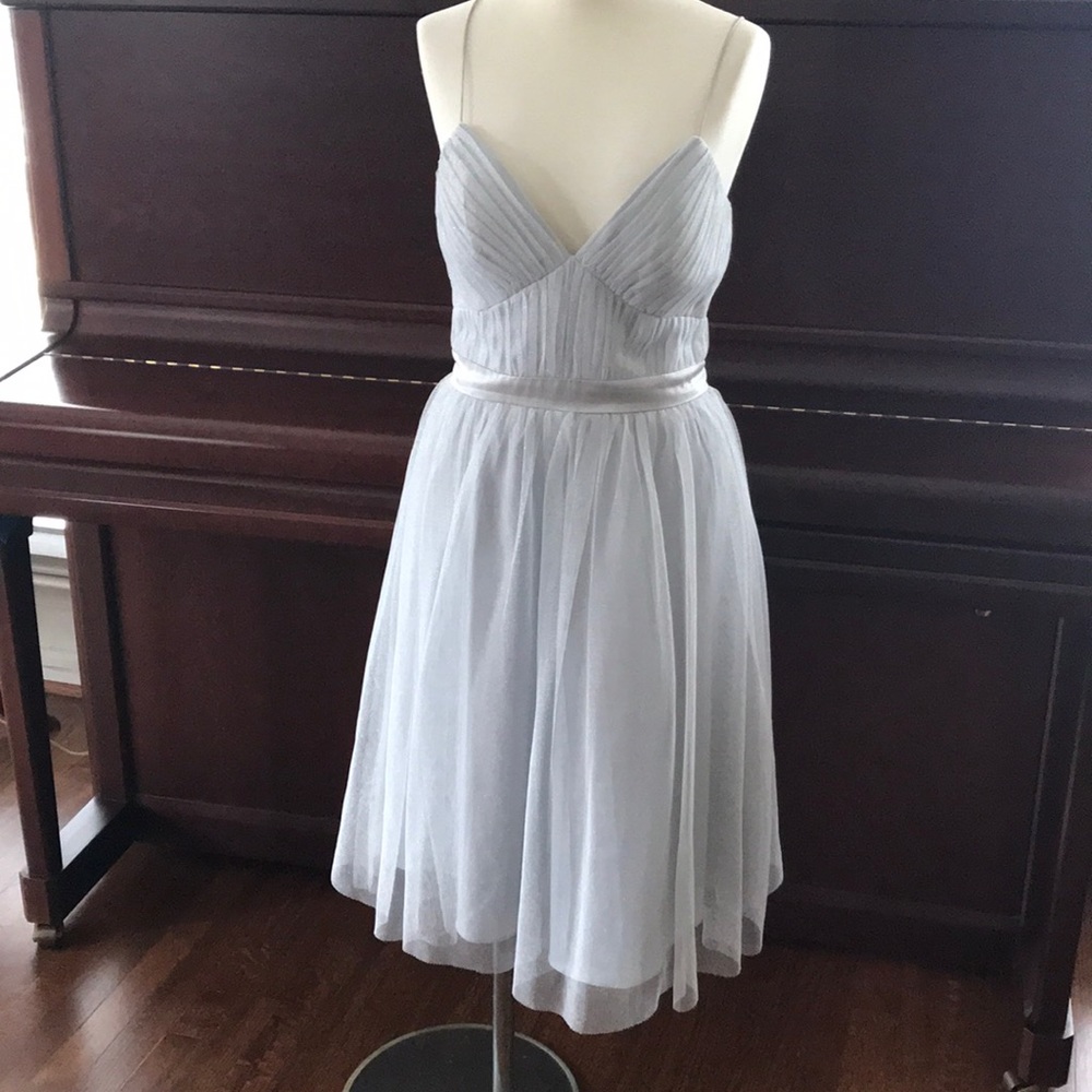 Stunning periwinkle silver dress